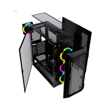 AERO XL CG81 RGB FAN FULL TOWER CASE BLACK