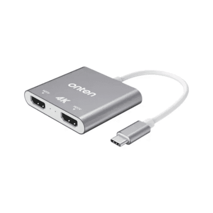 جهاز Onten Hub 2*1 محول Type C إلى شاشتين HDTV بدقة 4K 60 هرتز MST OTN 9175B